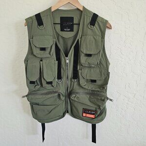 Life Code Progressive Tactical Utility Vest‎ Olive Green Mens Size Small
